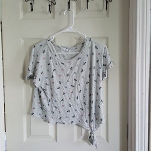Ardene bicycle tied tshirt